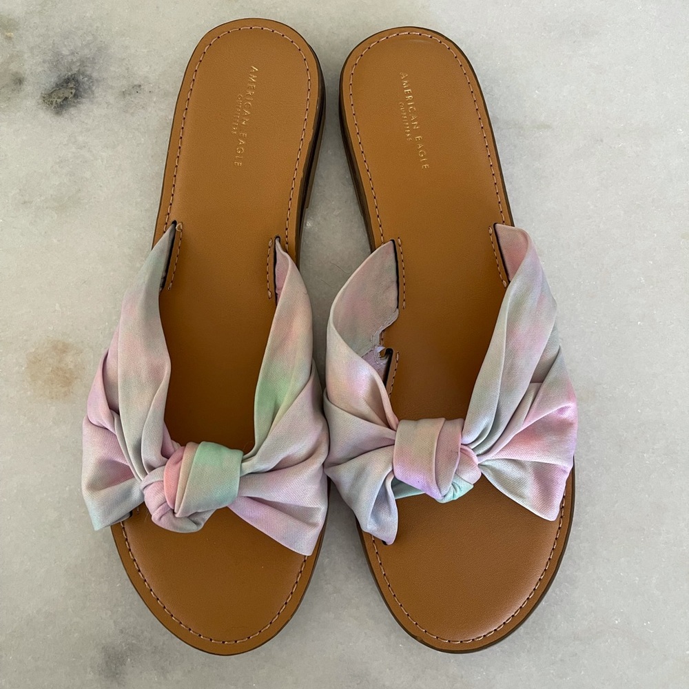 AE Tied Dyed Sandals